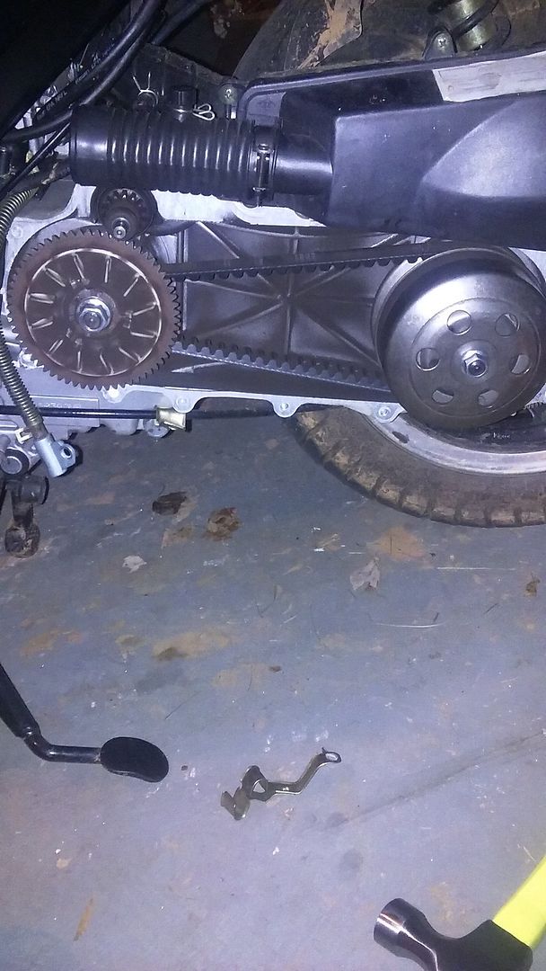 scooter warms up and smokes? Scooter Forums